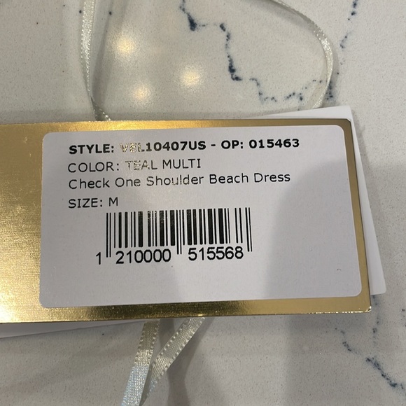 PatBO NWT one shoulder beach dress, size medium - Picture 5 of 5